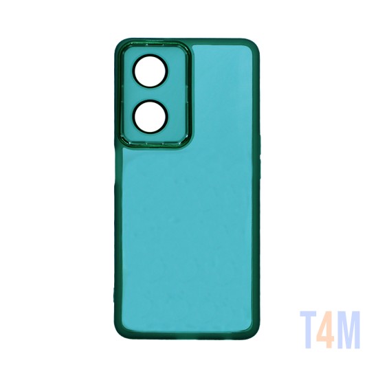 Transparent Silicone Case with Camera shield for Oppo A98 5G/F23 5G Green